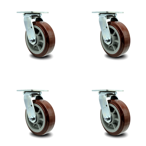 Greenlee GMX Cart Caster Set - MA6065 GMX Material Cart - 4 Swivel Casters - SCC